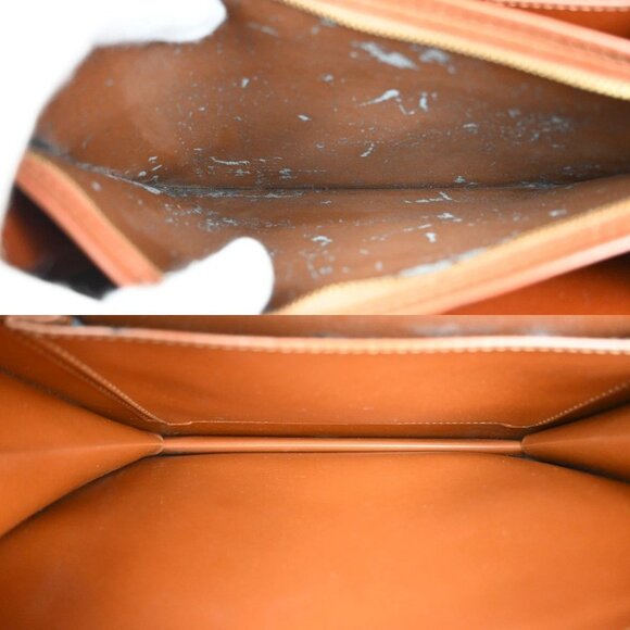 LOUIS VUITTON LV Capucines Shoulder Bag Epi Leather Brown France M52343 80KA705 - Picture 10 of 16